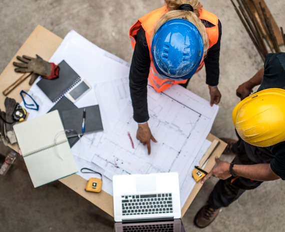 Site Development blueprint on site in Chattanooga TN