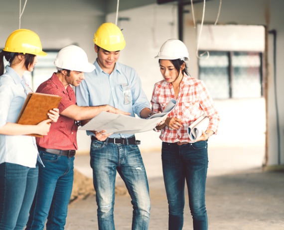 Contractors discussing Residential Site Planning in Knoxville TN